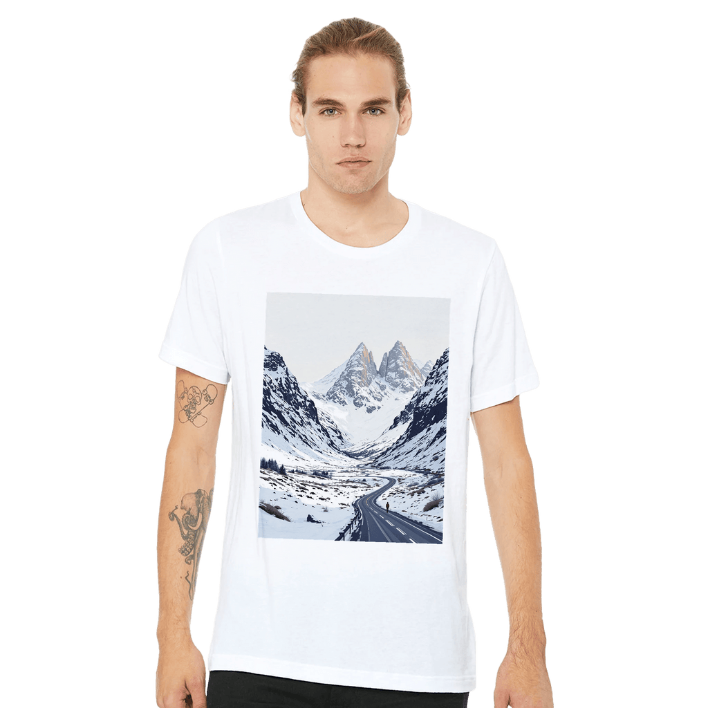 Glencoe Winter T-Shirt | Scottish Highland Tee | The Glen in Winter - Wild Thread Co