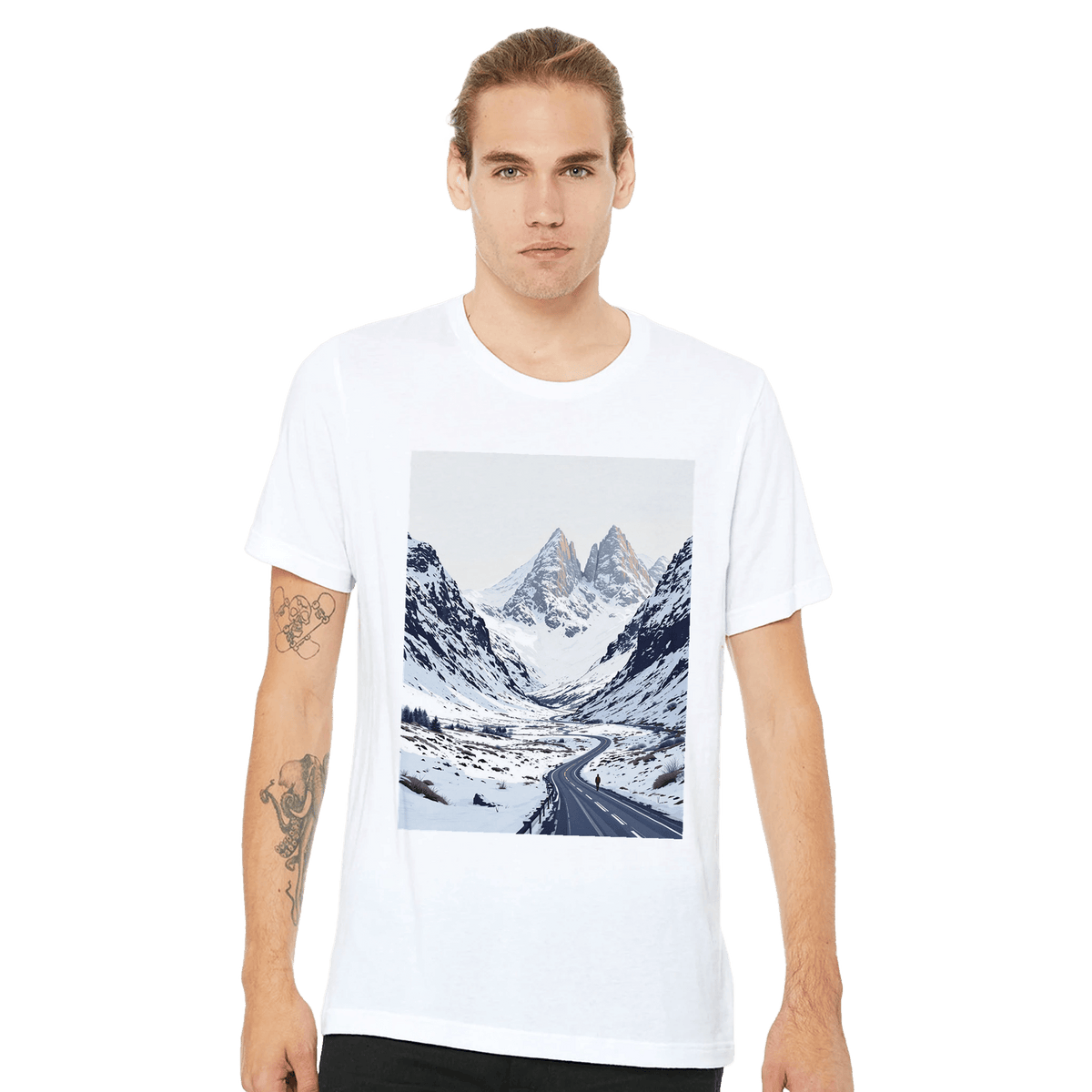 Glencoe Winter T-Shirt | Scottish Highland Tee | The Glen in Winter - Wild Thread Co
