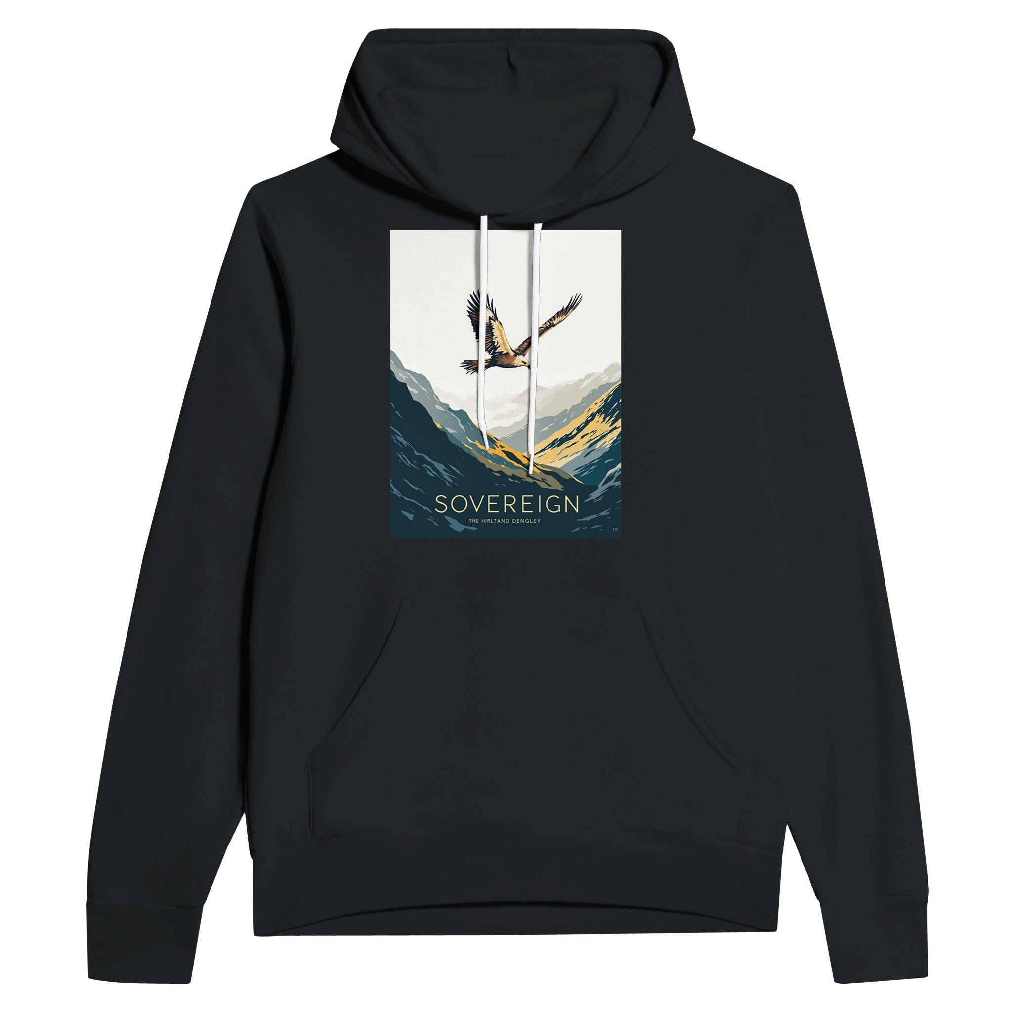 Golden Eagle Scottish Wildlife Hoodie | Highland Glen Thermal Design - Wild Thread Co