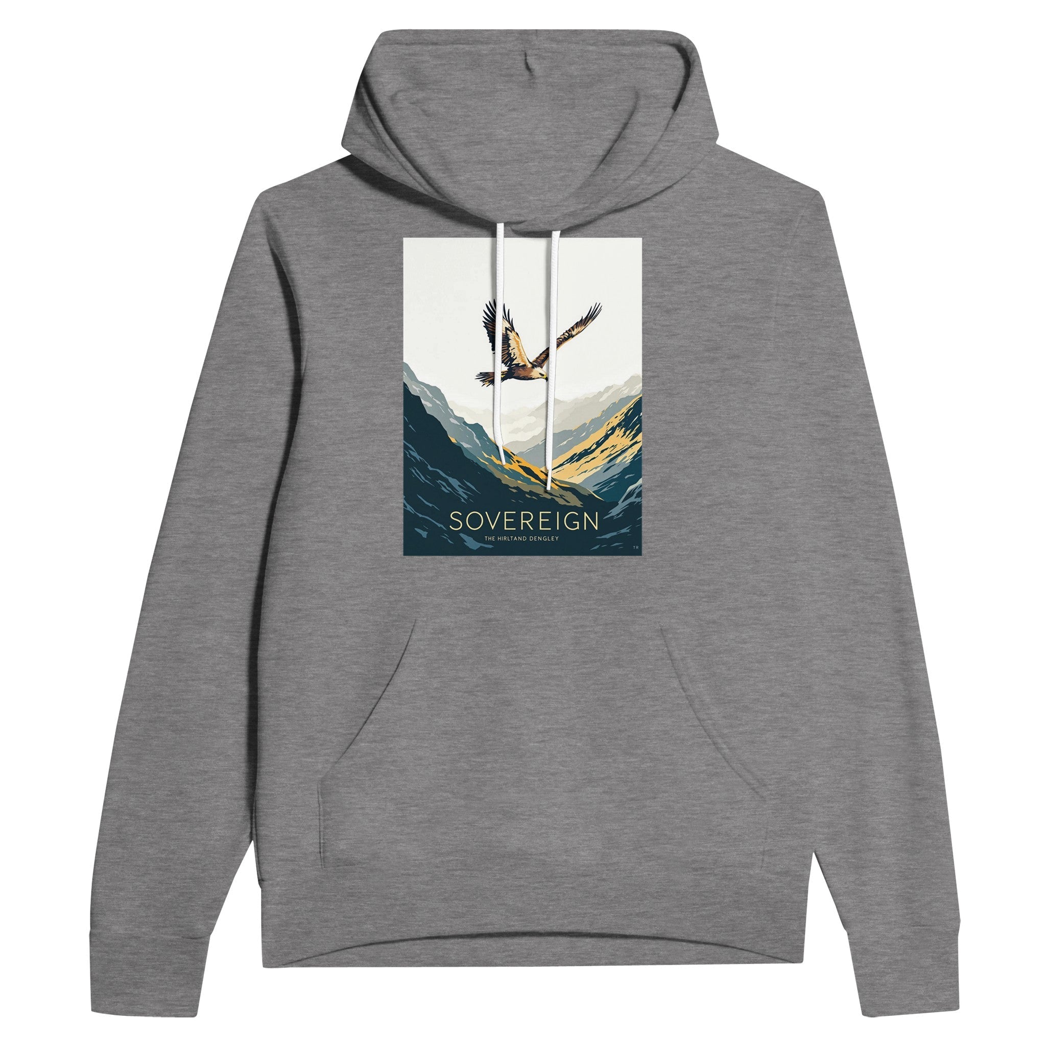 Golden Eagle Scottish Wildlife Hoodie | Highland Glen Thermal Design - Wild Thread Co
