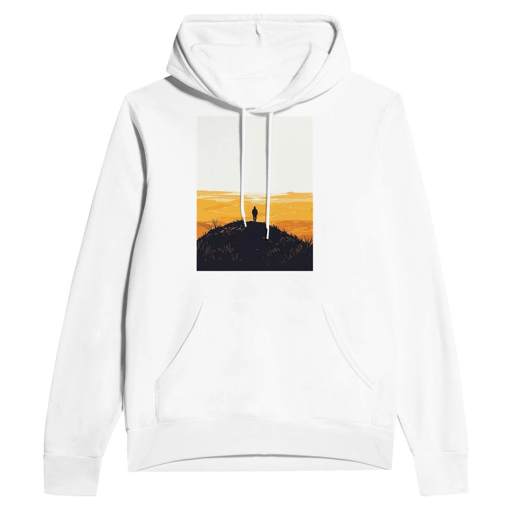 Golden Hour Hilltop Walker Hoodie | Sunset Walk Hoodie UK - Wild Thread Co