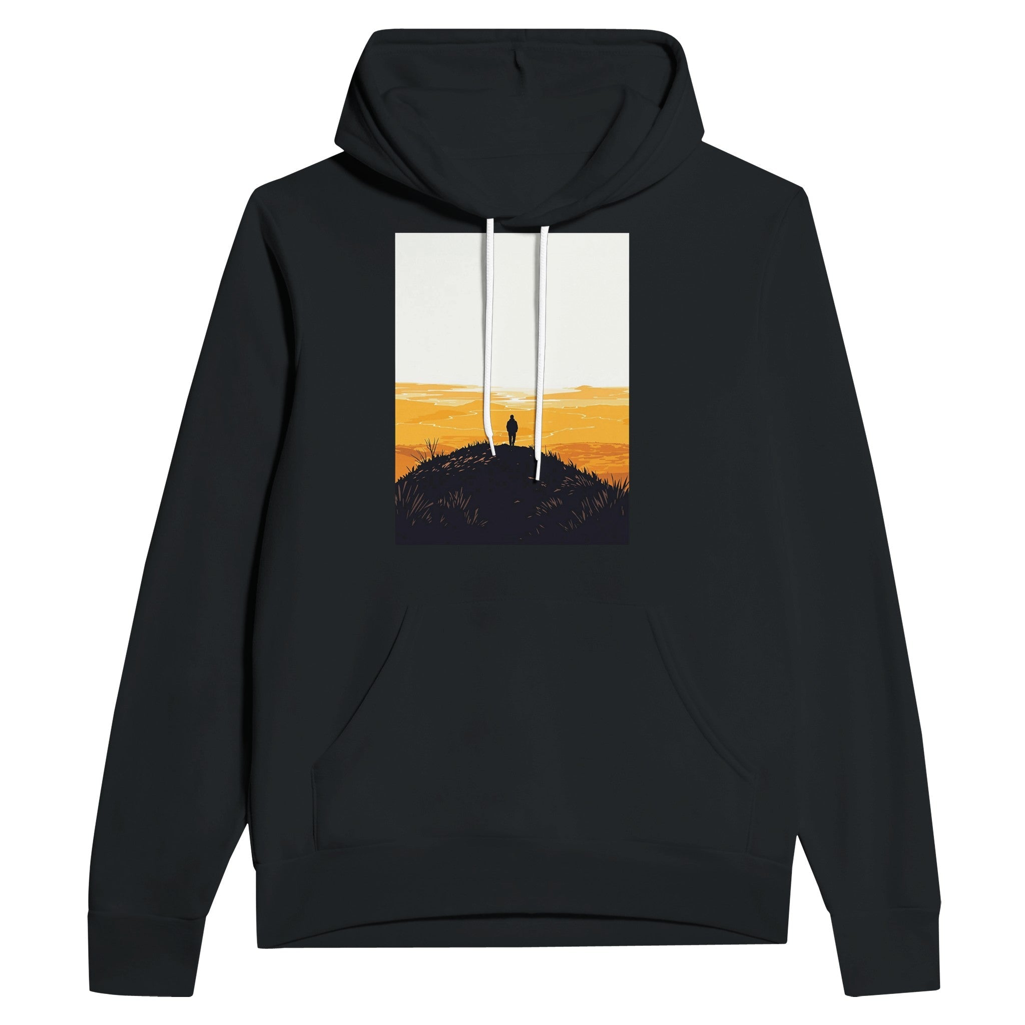 Golden Hour Hilltop Walker Hoodie | Sunset Walk Hoodie UK - Wild Thread Co