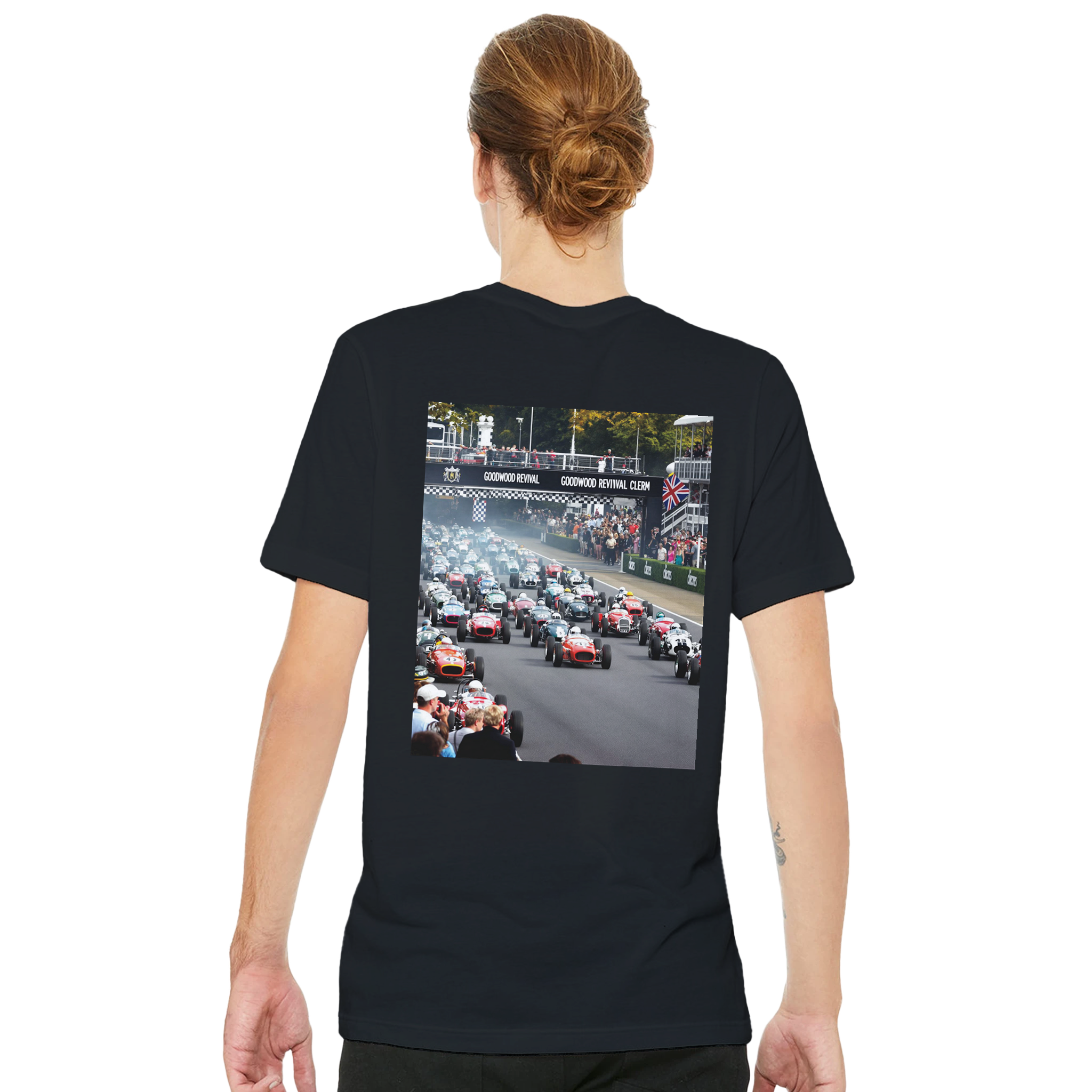 Goodwood Revival T-Shirt — detail view | Wild Thread Co