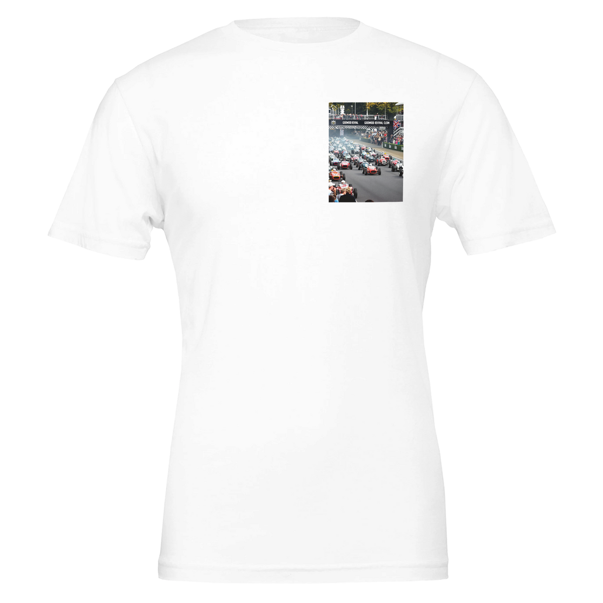 Goodwood Revival | T-Shirt | Garage Workshop Wall Art - Wild Thread Co