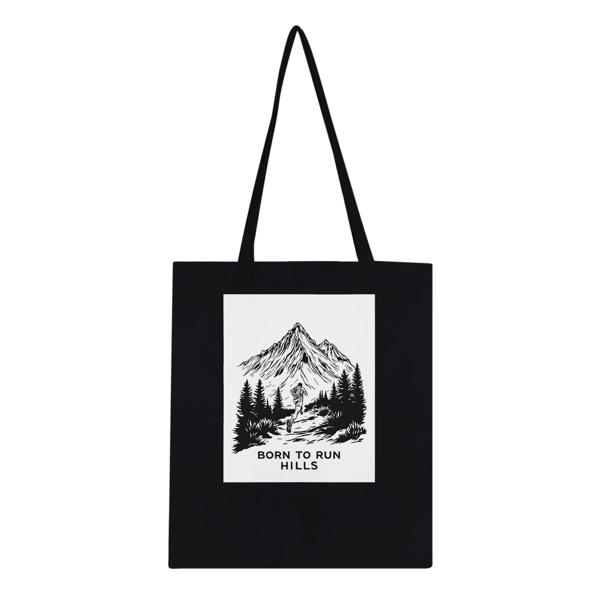 Gorpcore Trail Running Tote Bag Cotton Shopper UK | Outdoor Gift - Wild Thread Co