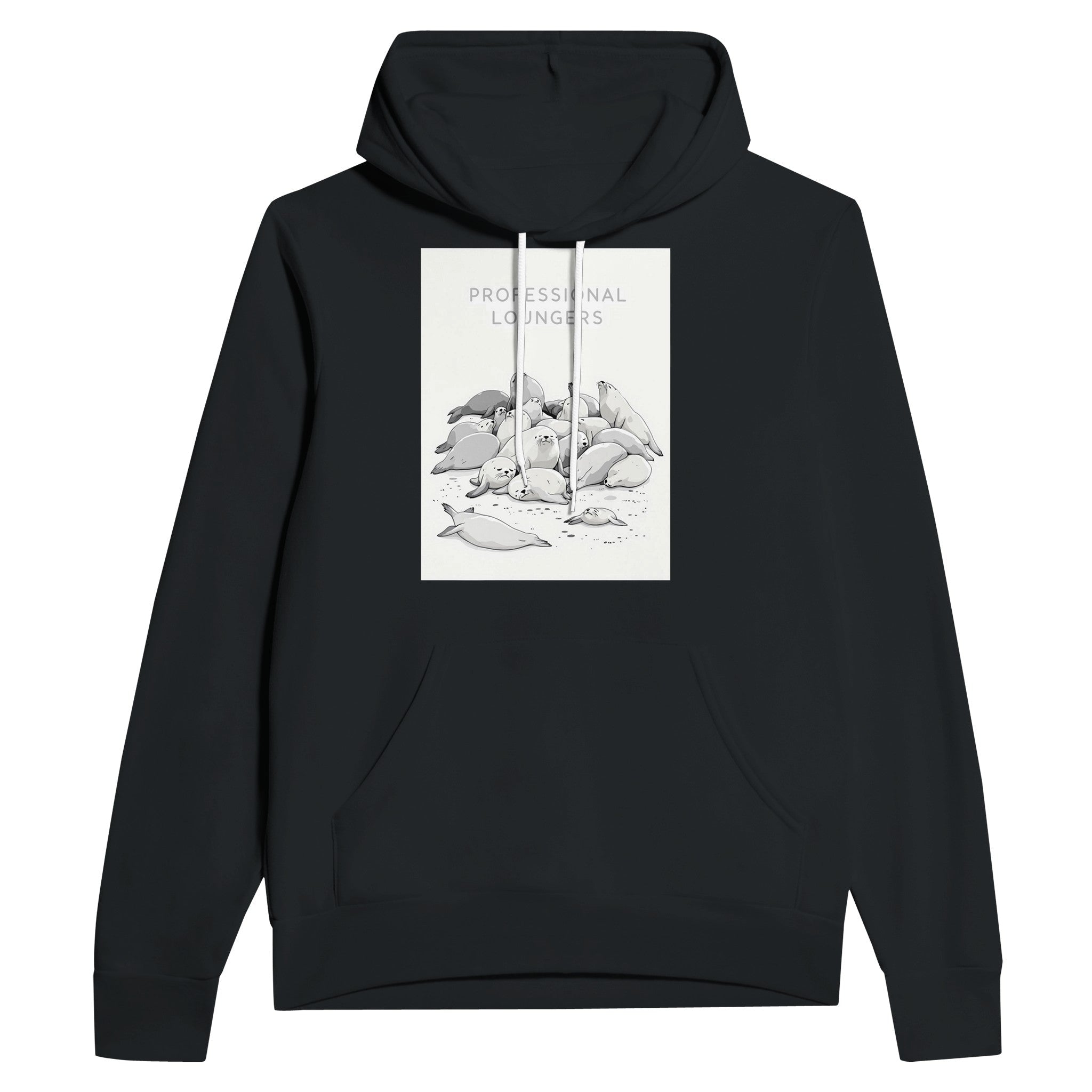 Grey Seal Pups Hoodie | Funny Wildlife Seal Gift Hoodie UK - Wild Thread Co