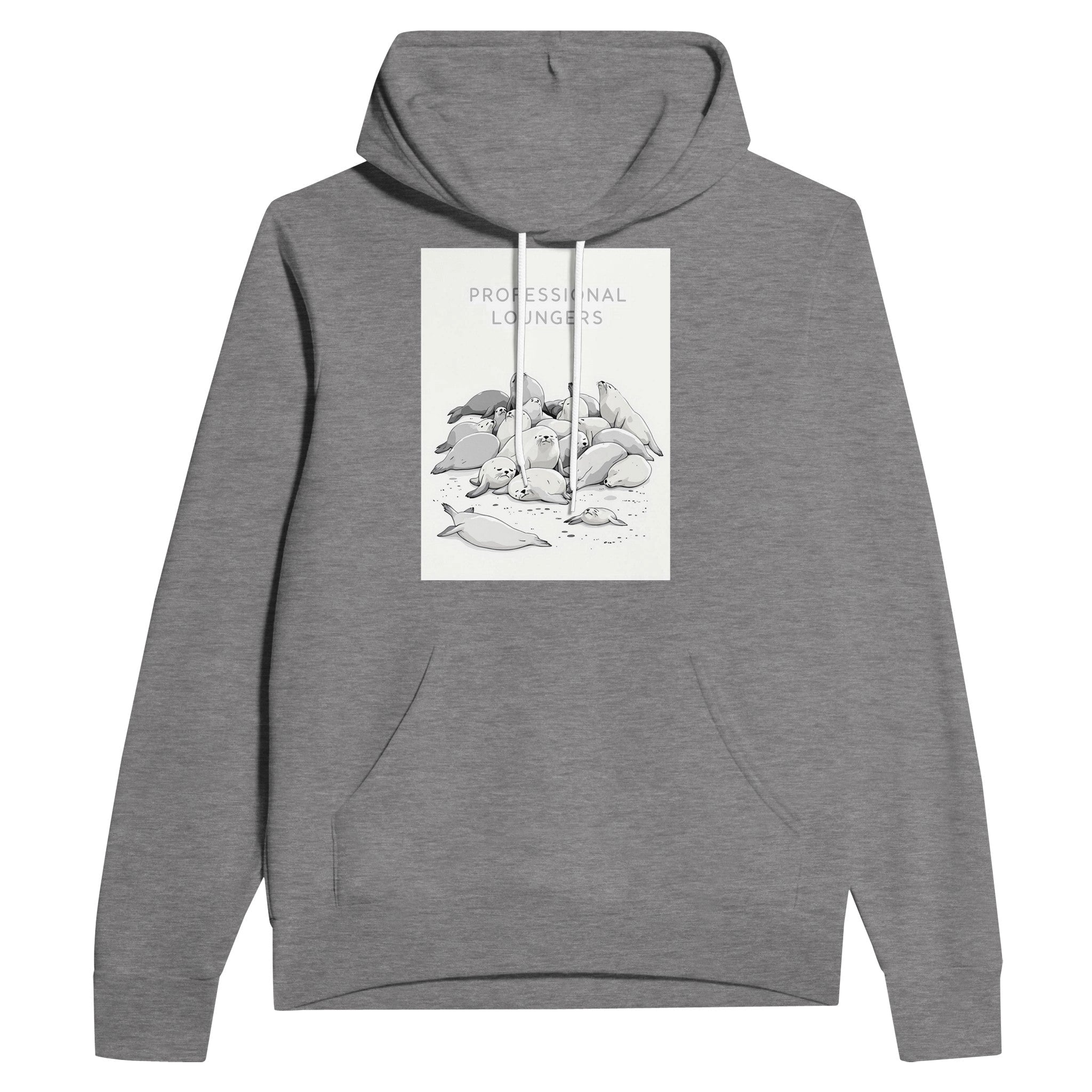 Grey Seal Pups Hoodie | Funny Wildlife Seal Gift Hoodie UK - Wild Thread Co