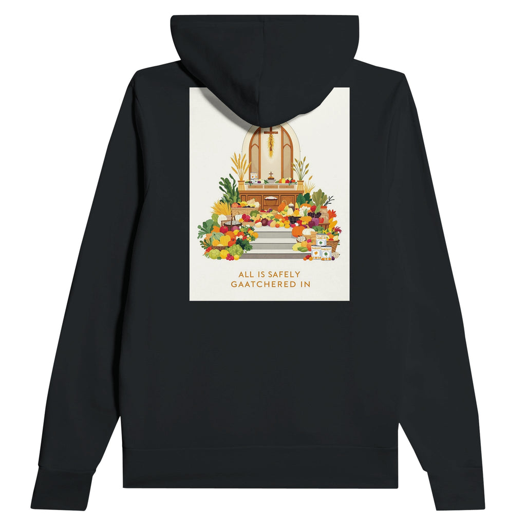 Harvest Festival Church Hoodie | British Tradition Gift | Navy Unisex Hoodie - Wild Thread Co