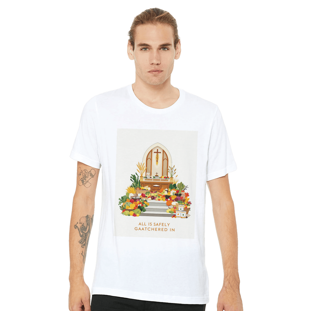 Harvest Festival Church T-Shirt | British Tradition Gift - Wild Thread Co