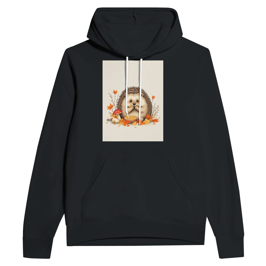 Hedgehog Autumn Feast Hoodie | British Wildlife Hoodie - Wild Thread Co