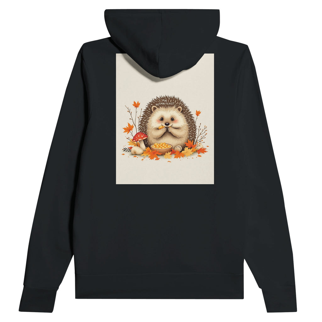 Hedgehog Autumn Feast Hoodie | British Wildlife Hoodie - Wild Thread Co