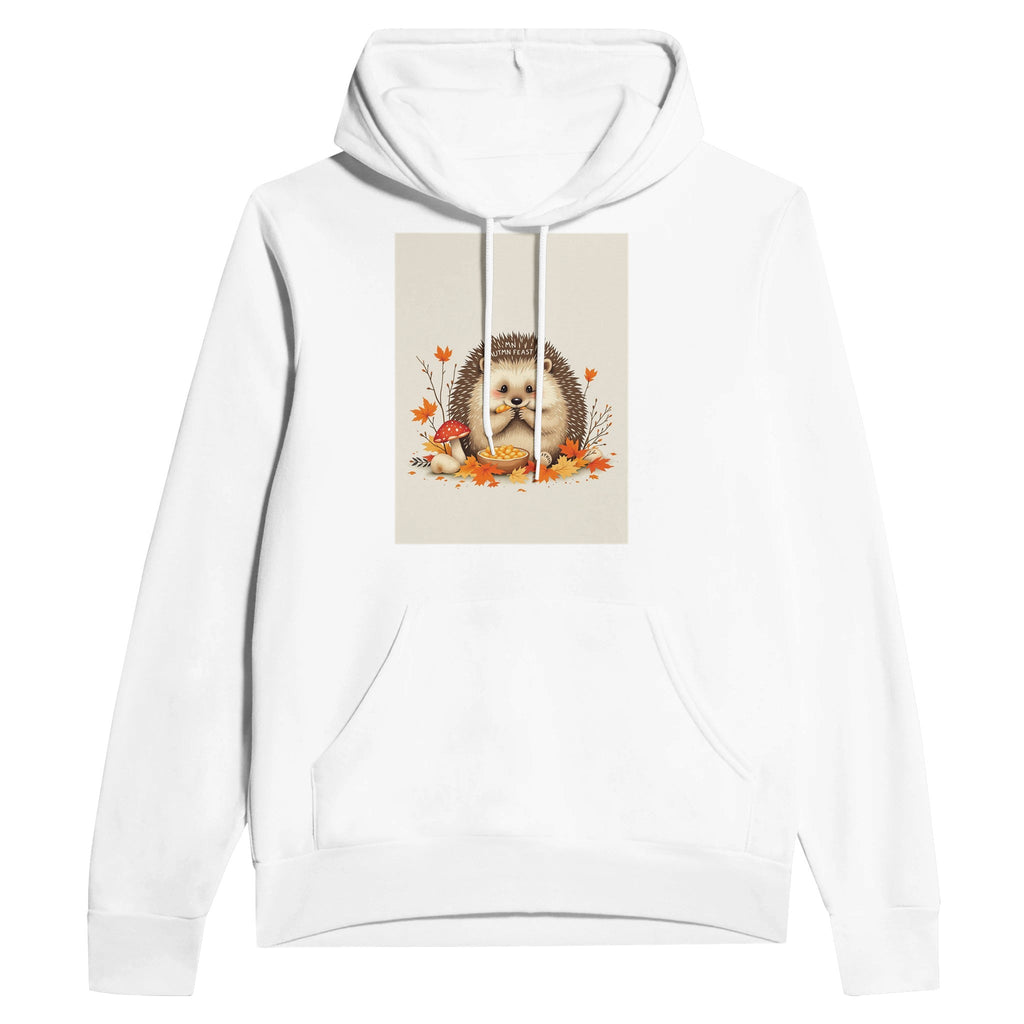 Hedgehog Autumn Feast Hoodie | British Wildlife Hoodie - Wild Thread Co