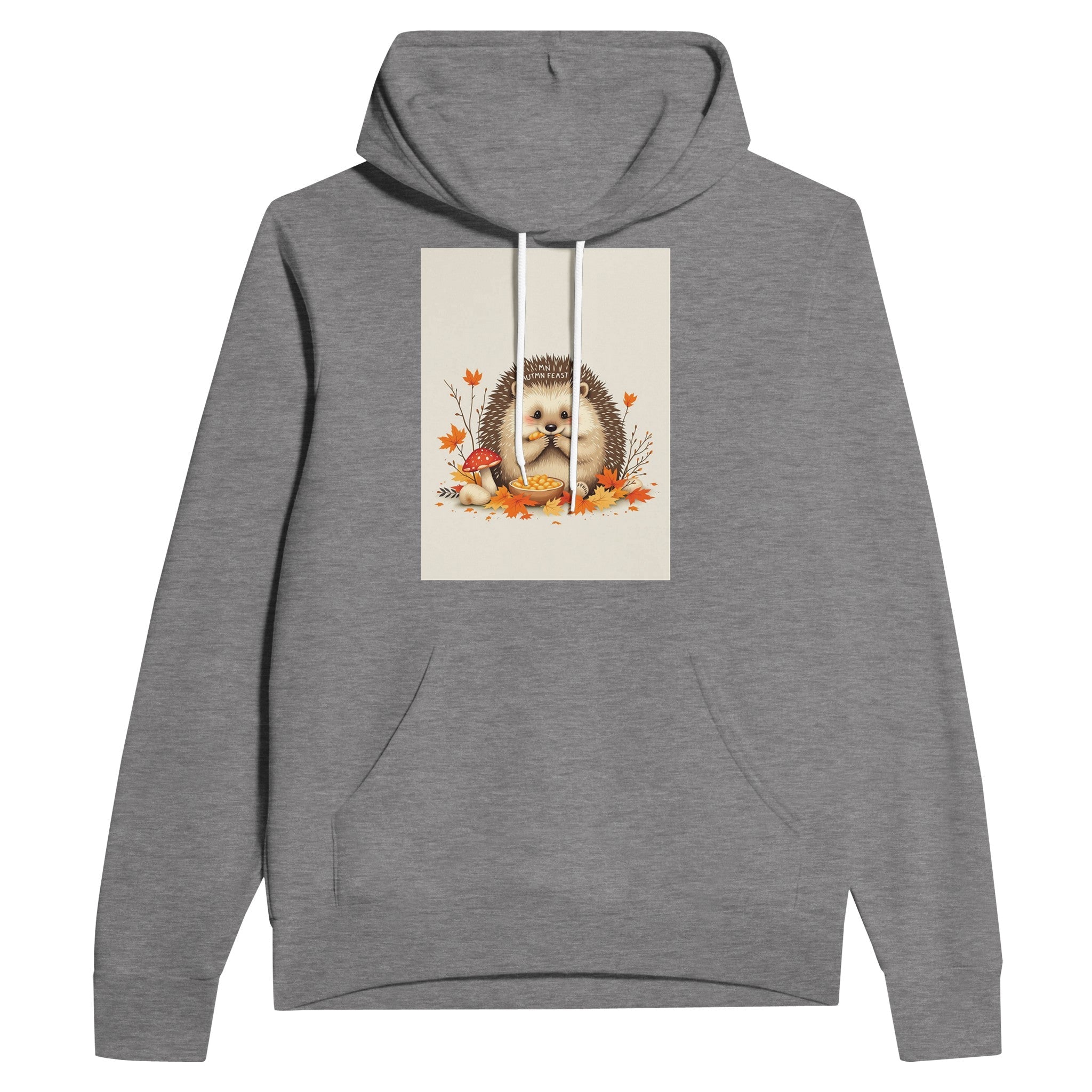 Hedgehog Autumn Feast Hoodie | British Wildlife Hoodie - Wild Thread Co