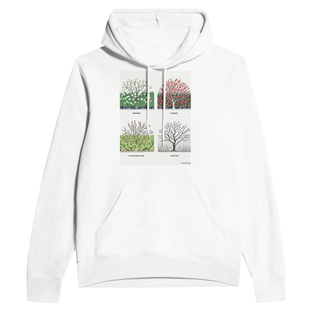 Hedgerow Four Seasons Hoodie | British Countryside Nature Hoodie - Wild Thread Co