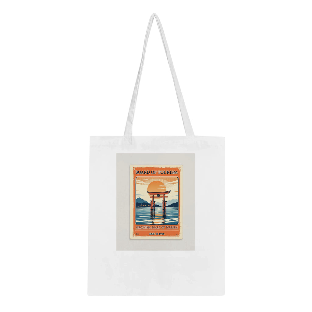 Hiroshima Vintage Travel Tote Bag Cotton Shopper UK — Tote Bag | Wild Thread Co UK