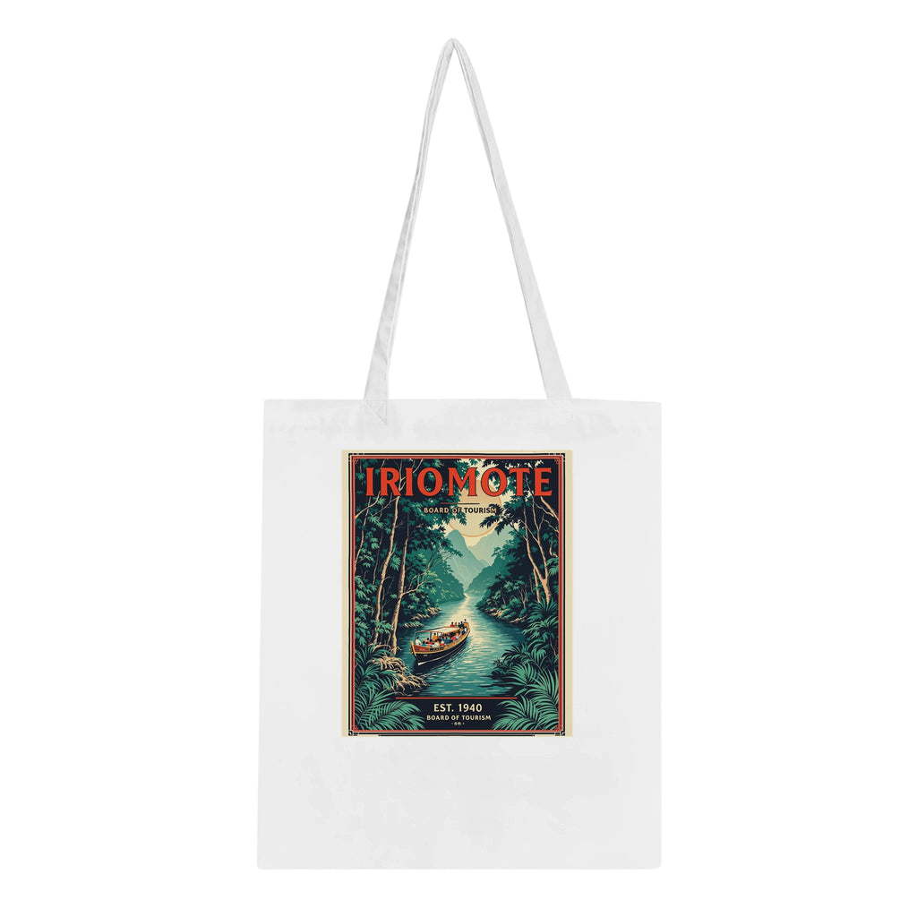 Iriomote Vintage Travel Tote Bag Cotton Shopper UK — Tote Bag | Wild Thread Co UK
