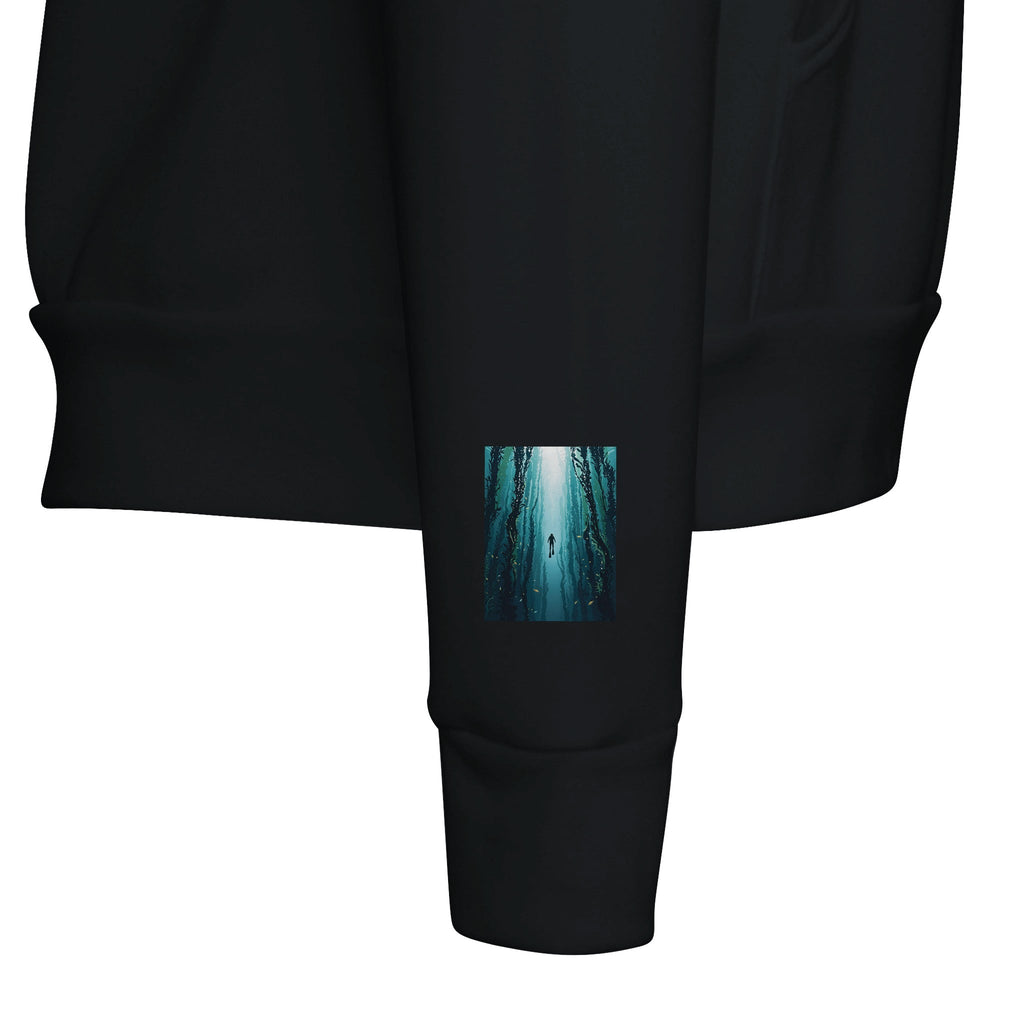 Kelp Forest Freediver Underwater Hoodie | Diving Gift UK - Wild Thread Co