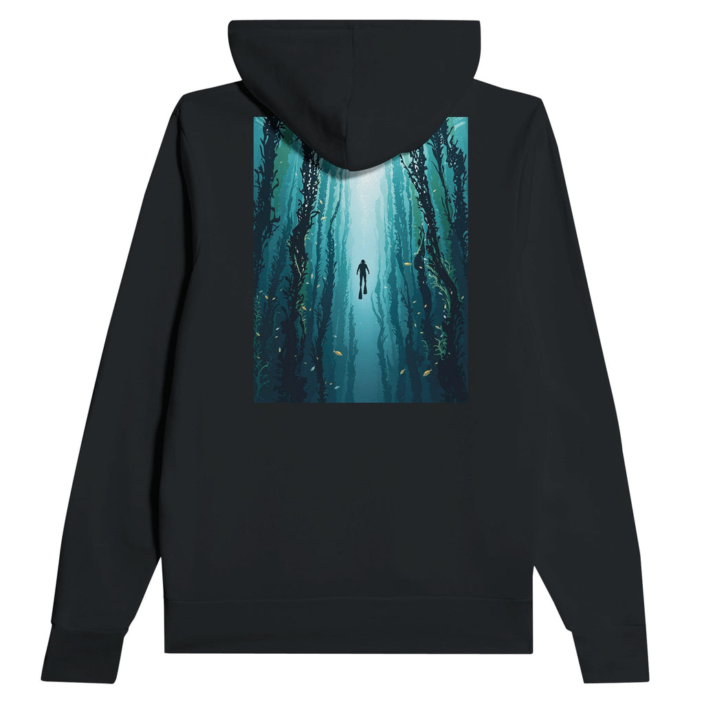 Kelp Forest Freediver Underwater Hoodie | Diving Gift UK - Wild Thread Co