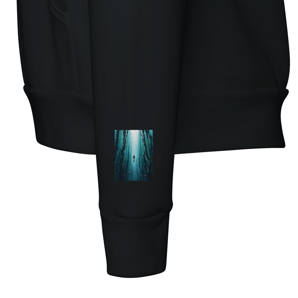 Kelp Forest Freediver Underwater Hoodie | Diving Gift UK - Wild Thread Co