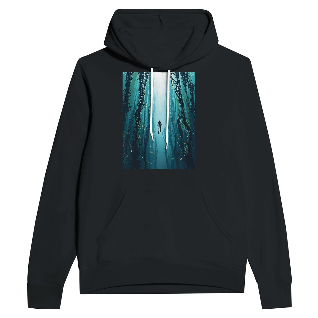 Kelp Forest Freediver Underwater Hoodie | Diving Gift UK - Wild Thread Co