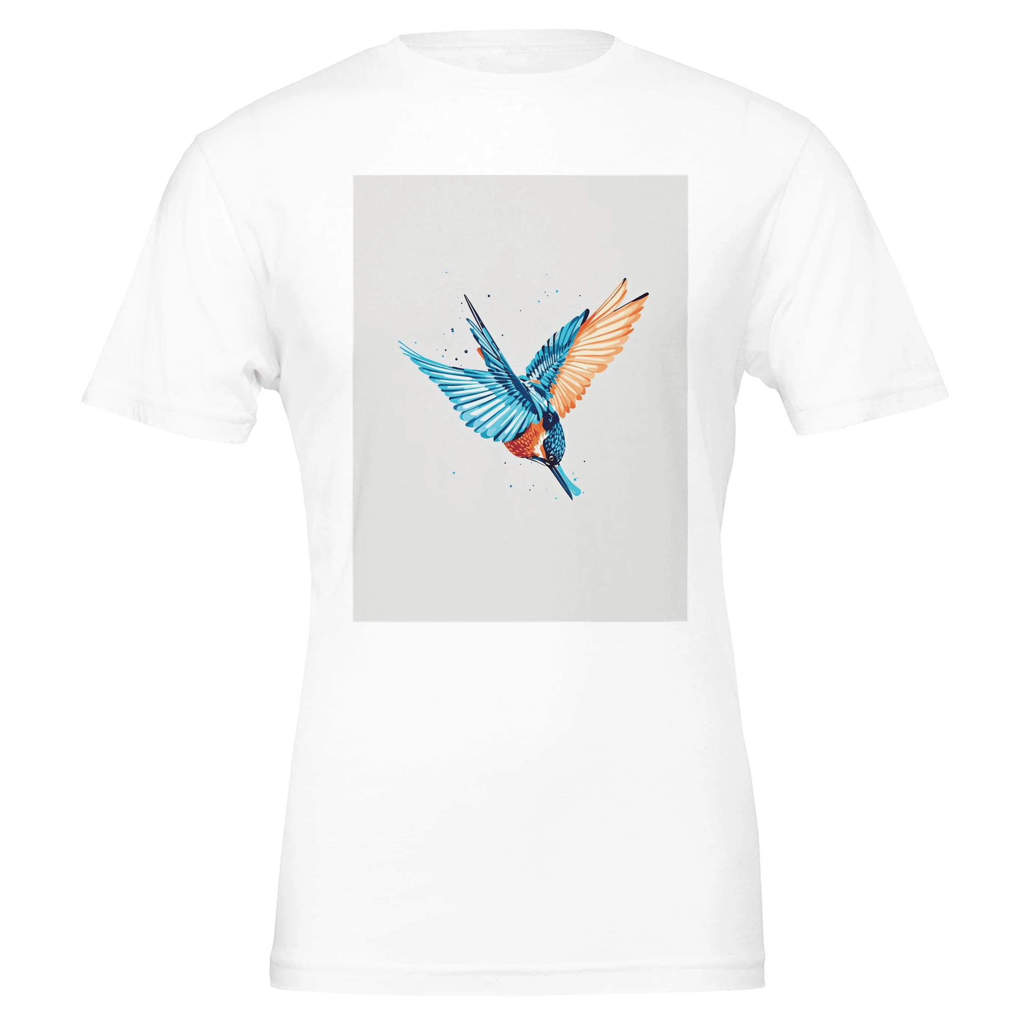 Kingfisher Electric Dive T-Shirt | British Wildlife Tee - Wild Thread Co