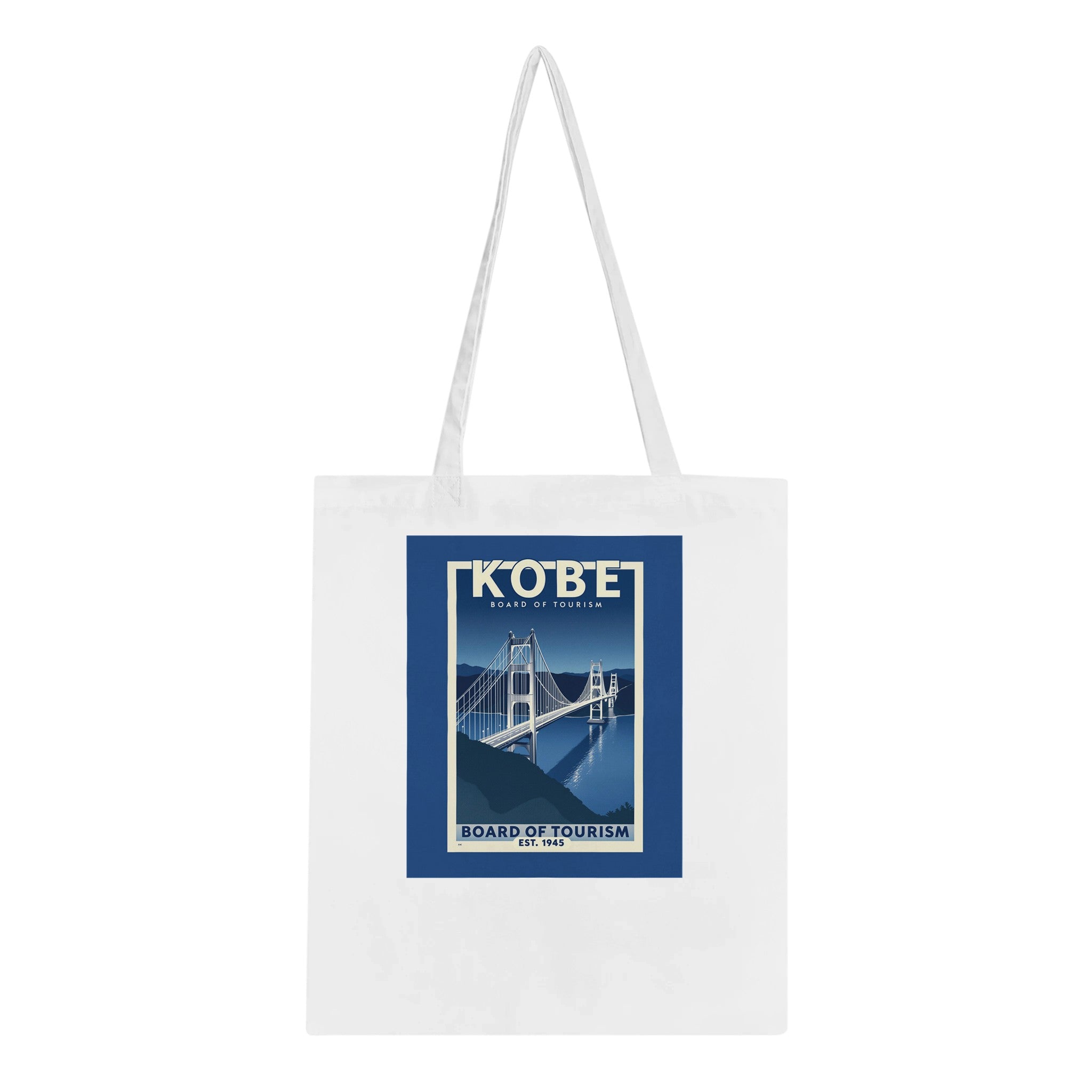 Kobe Vintage Travel Poster — Tote Bag | Wild Thread Co UK