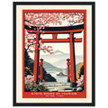 Kyoto Vintage Travel Poster — Framed Art Print | Wild Thread Co UK