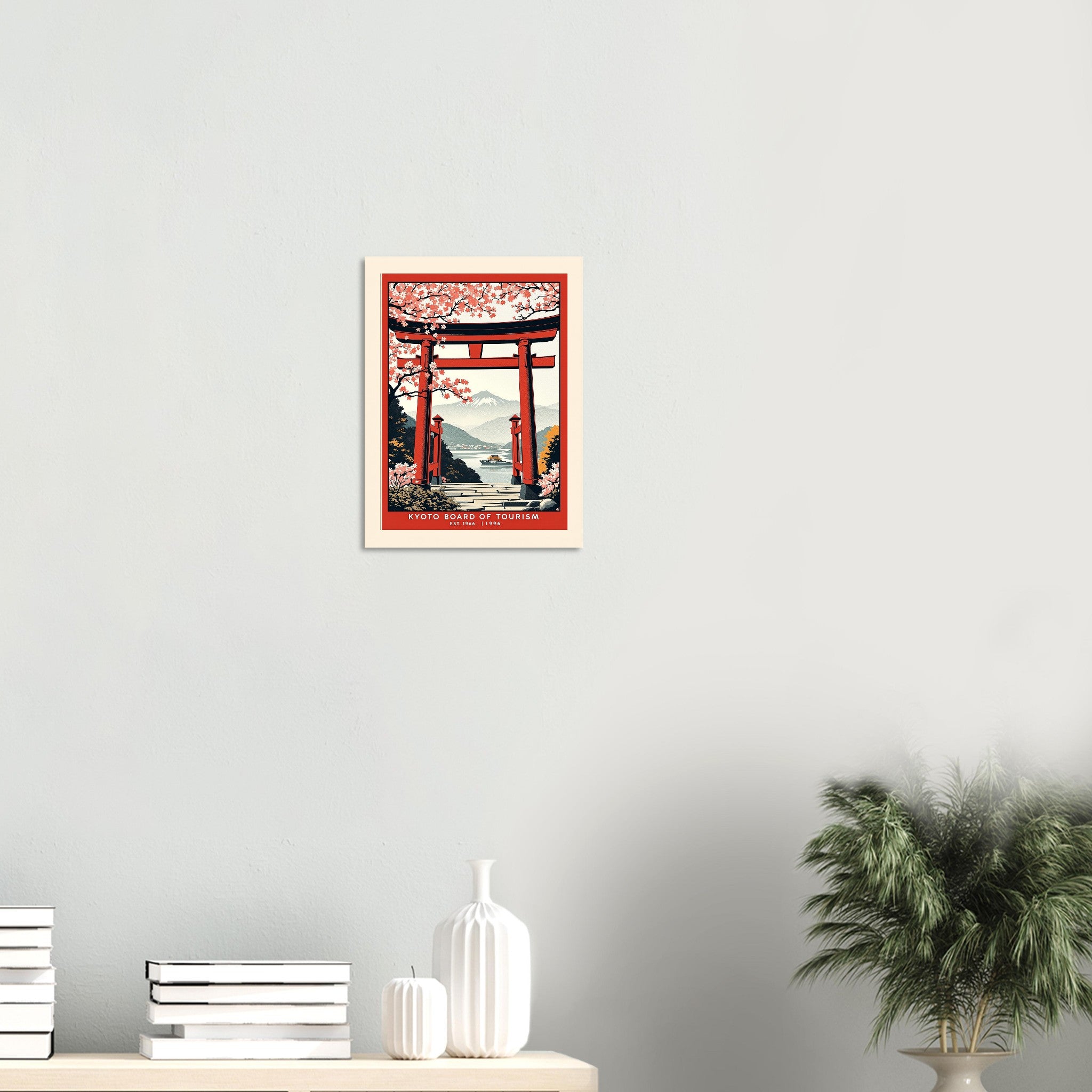 Kyoto Vintage Travel Art Wall Art UK Art Print Art Print — detail view | Wild Thread Co