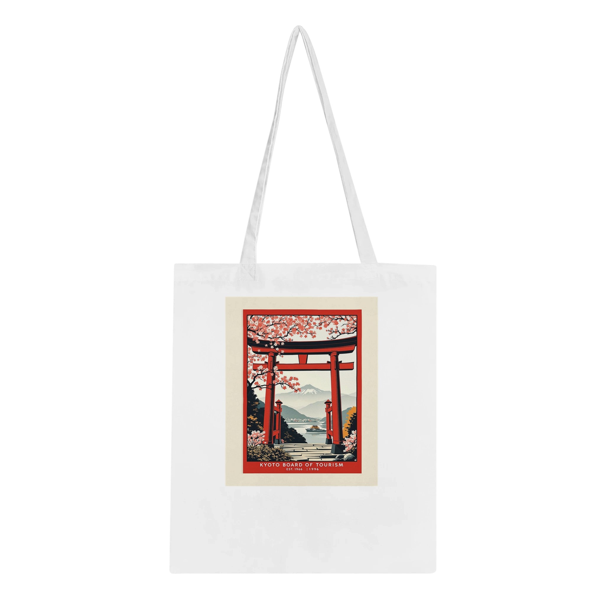 Kyoto Vintage Travel Tote Bag Cotton Shopper UK — Tote Bag | Wild Thread Co UK