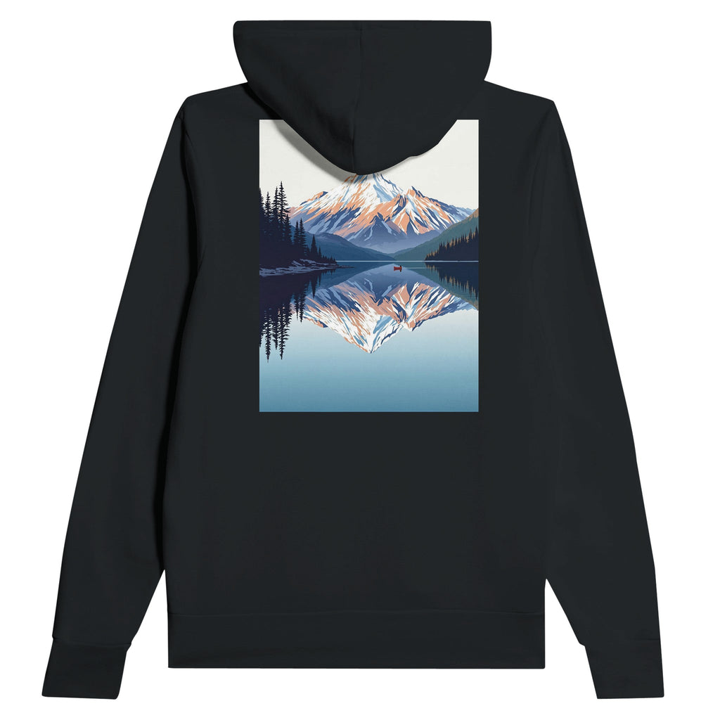 Lake Reflection Mountain Hoodie | Still Water Hoodie UK - Wild Thread Co