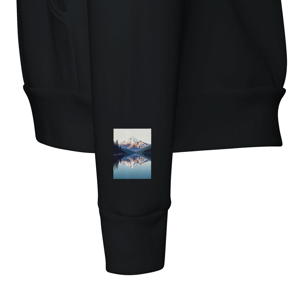 Lake Reflection Mountain Hoodie | Still Water Hoodie UK - Wild Thread Co