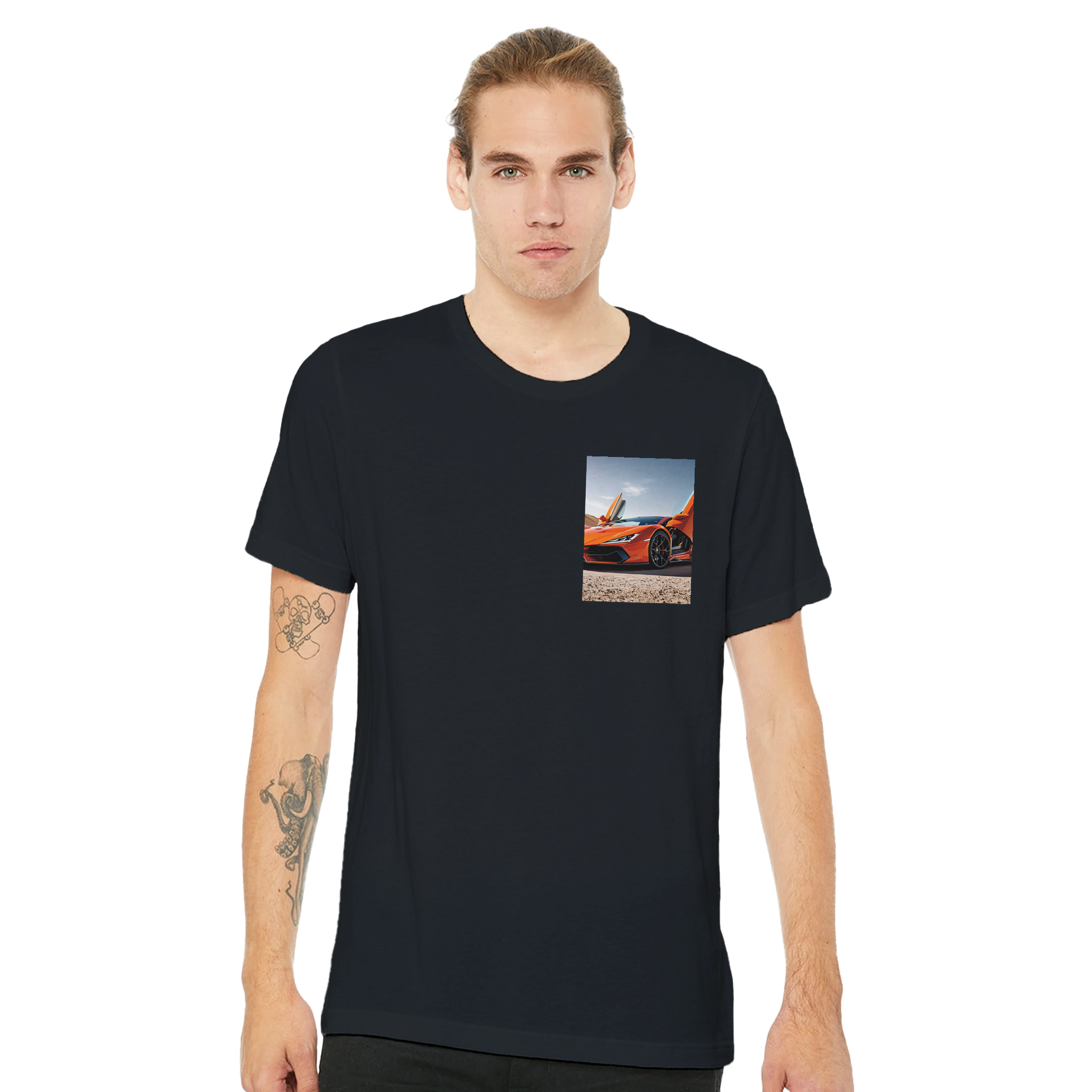 Lamborghini Revuelto T-Shirt — detail view | Wild Thread Co