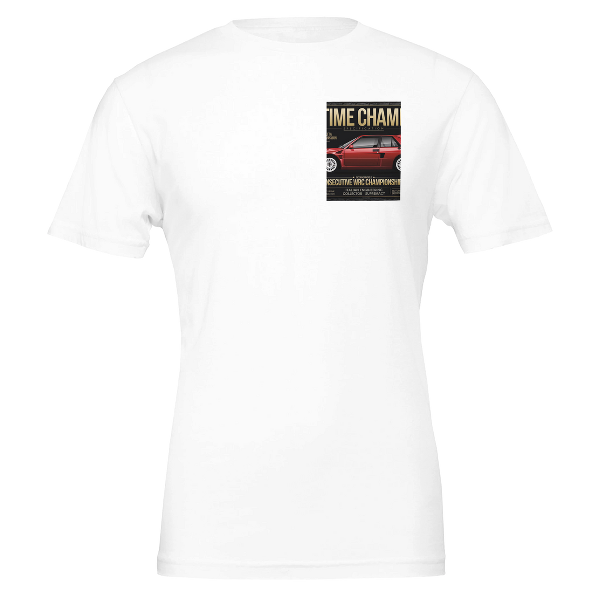 Lancia Delta Integrale 6x Wrc Specification T-Shirt | Car Enthusiast G - Wild Thread Co
