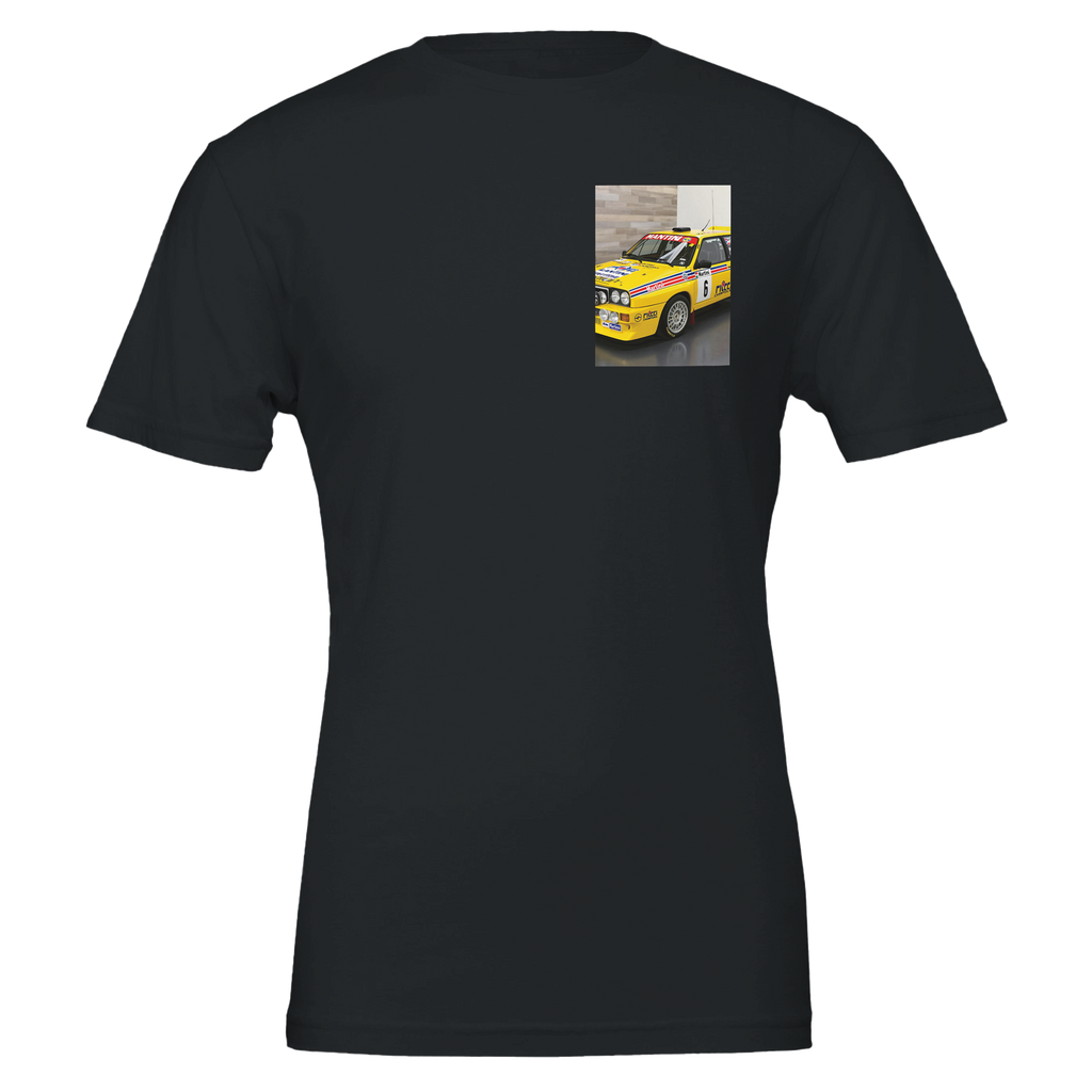 Lancia Delta Integrale T-Shirt — detail view | Wild Thread Co