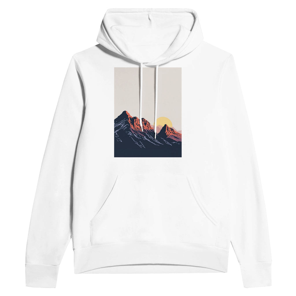 Langdale Pikes Silhouette Lake District Hoodie Navy - Wild Thread Co