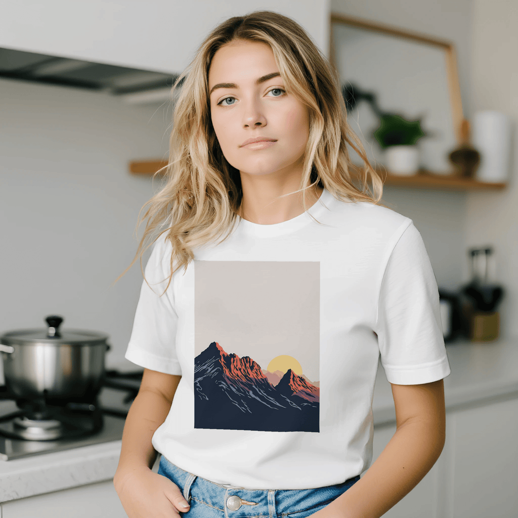Langdale Pikes T-Shirt | Lake District Lakeland Gift Tee - Wild Thread Co