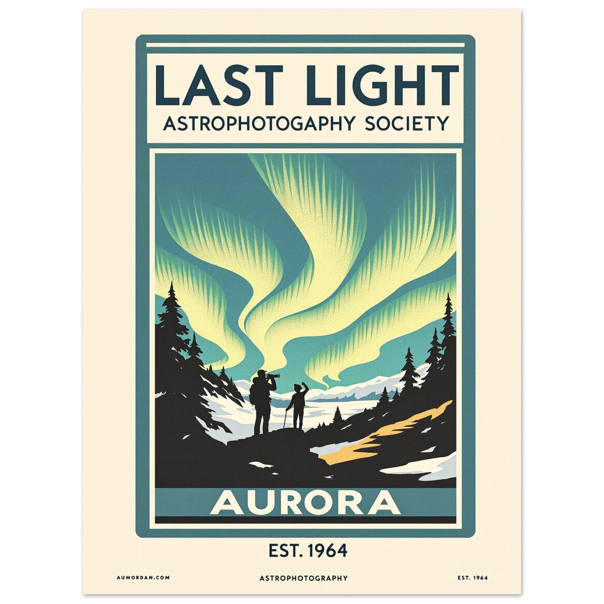 Last Light Vintage Travel Art Wall Art UK Art Print Poster Wall Art UK UK Gift Art Print — detail view | Wild Thread Co
