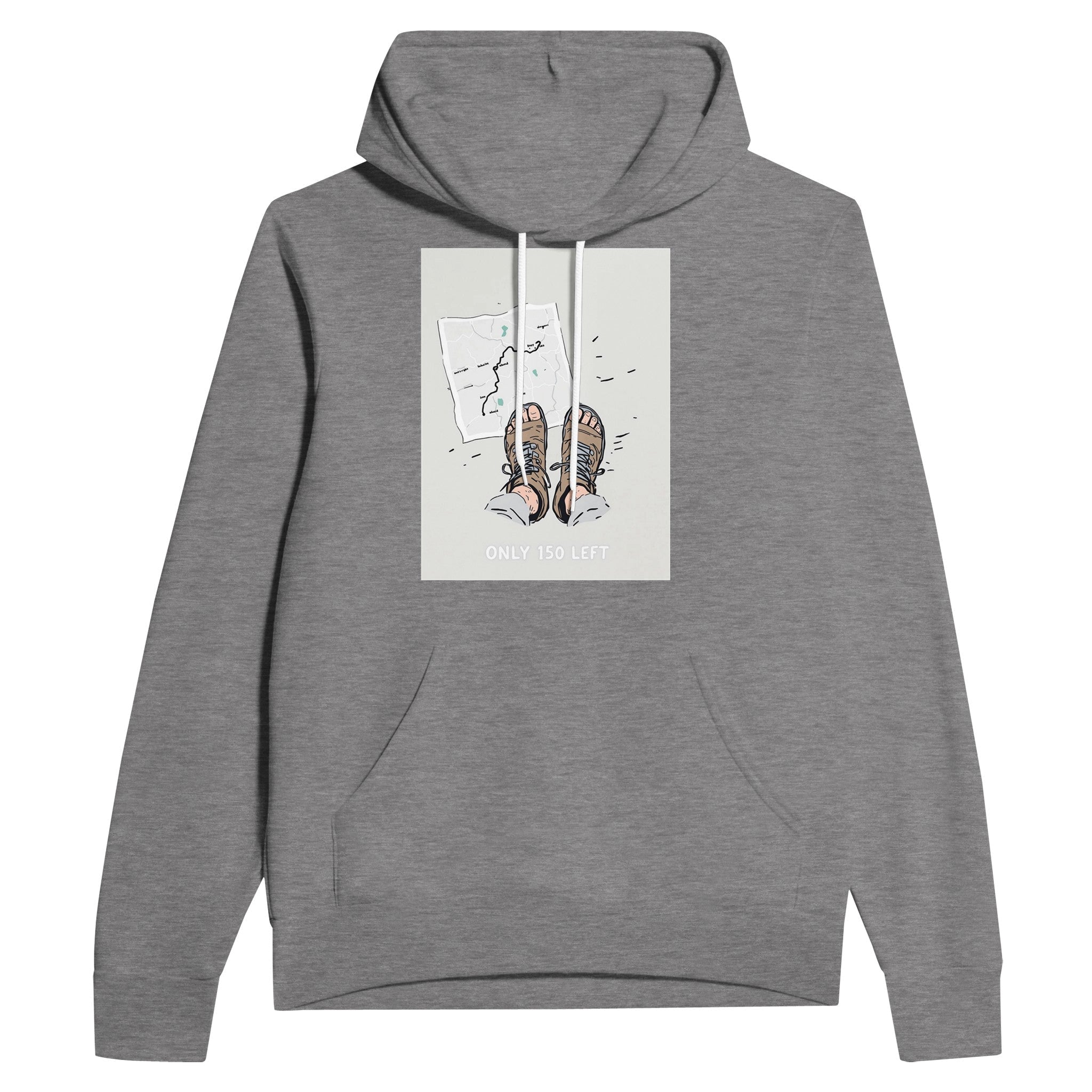 Long Distance Walking Hoodie | Hiking Humour Blister Hoodie - Wild Thread Co