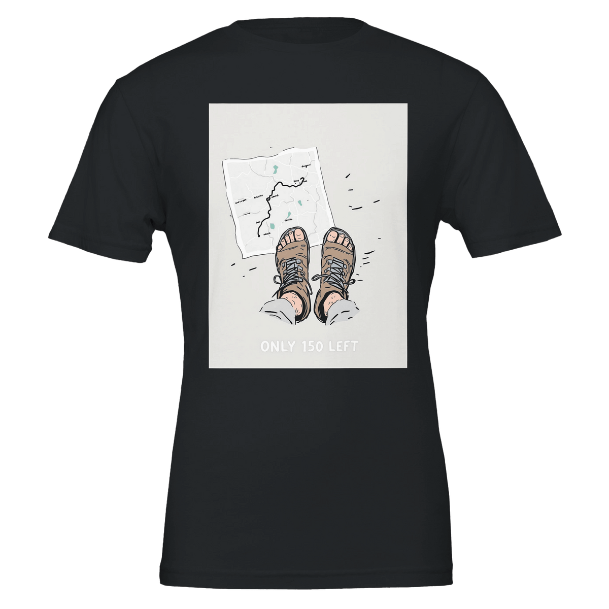 Long Distance Walking Shirt | Hiking Humour Blister Tee - Wild Thread Co