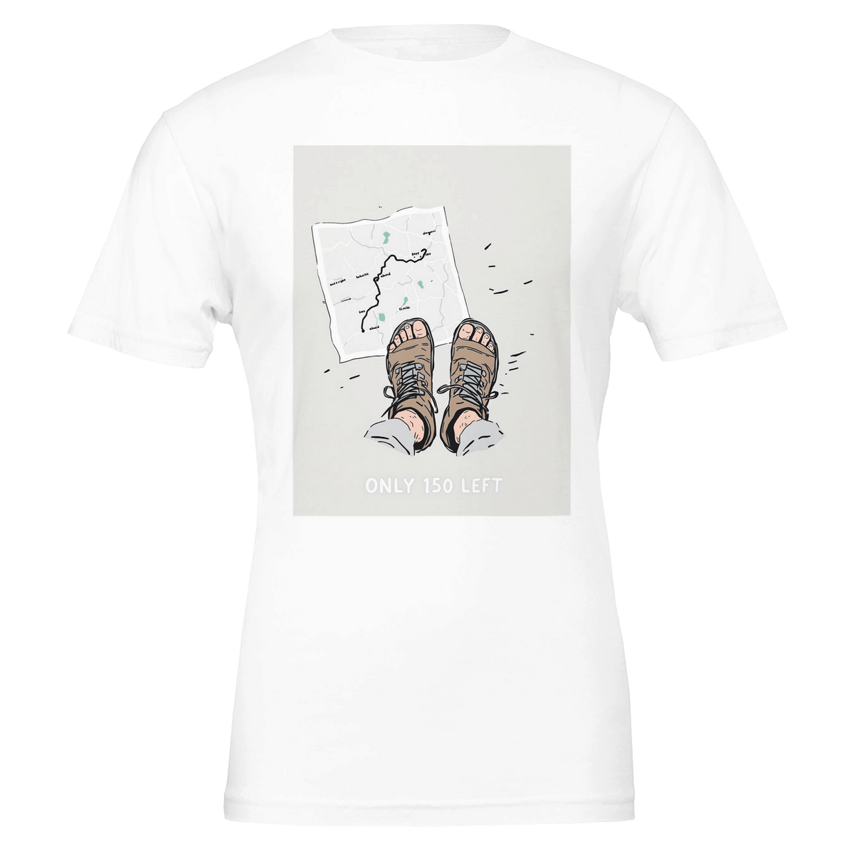 Long Distance Walking Shirt | Hiking Humour Blister Tee - Wild Thread Co