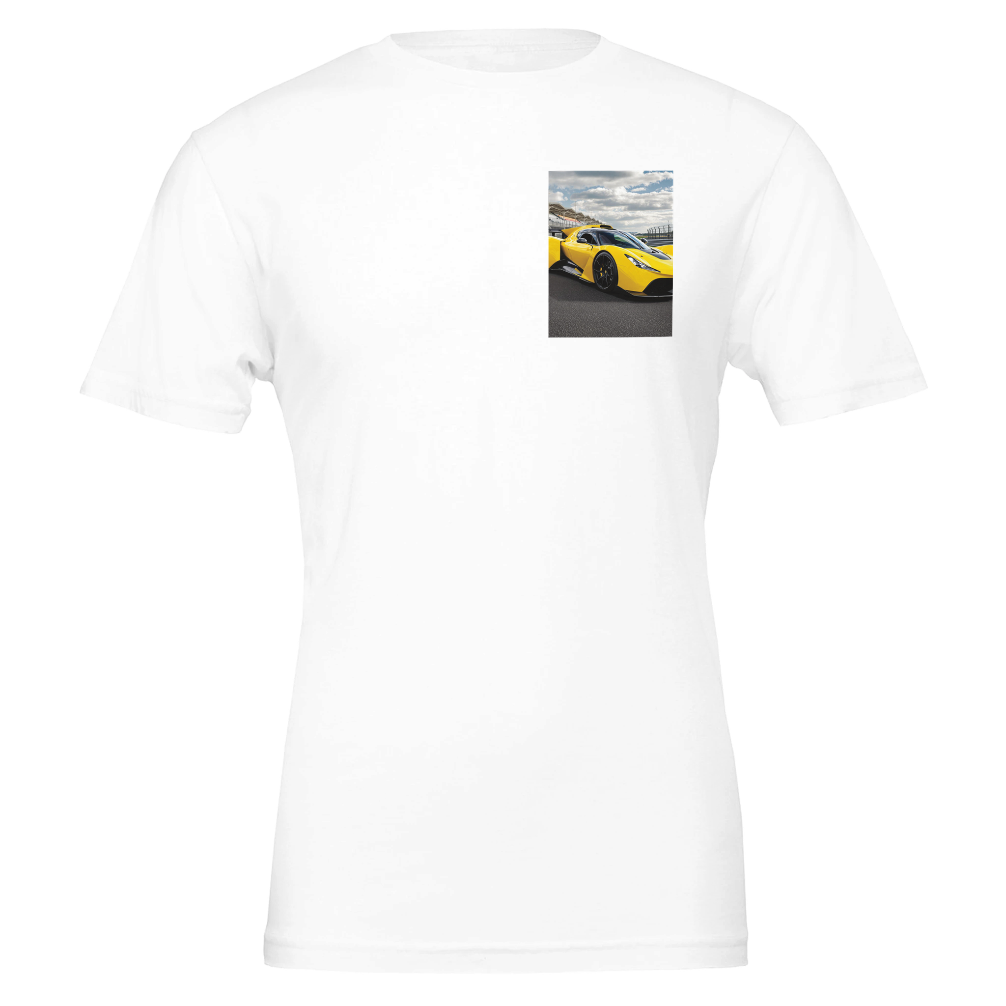 Lotus Evija Electric T-Shirt — detail view | Wild Thread Co