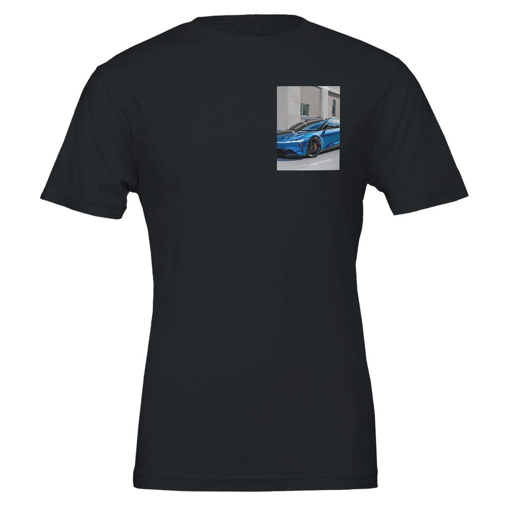 Lucid Air Sapphire T-Shirt — detail view | Wild Thread Co