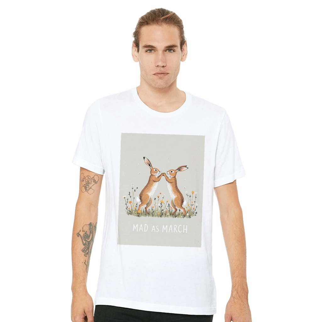 Mad March Hare Boxing T-Shirt | Funny Wildlife Tee - Wild Thread Co