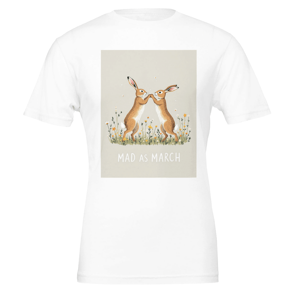 Mad March Hare Boxing T-Shirt | Funny Wildlife Tee - Wild Thread Co
