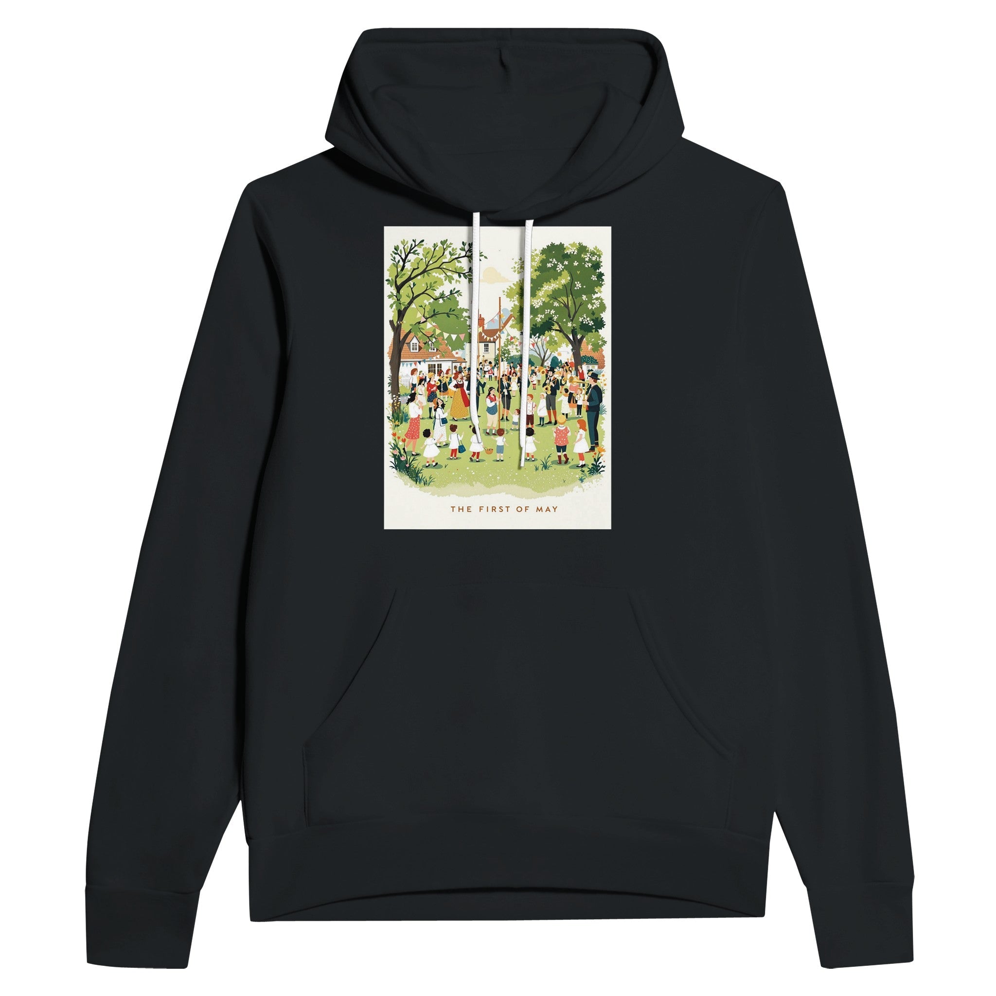 May Day Folk Tradition Hoodie | Maypole Hoodie UK - Wild Thread Co