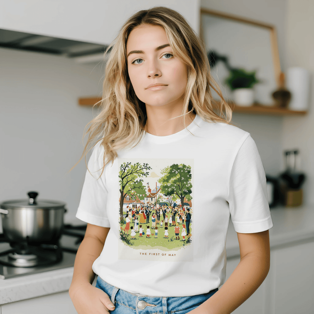 May Day Folk Tradition T-Shirt | Maypole Tee UK - Wild Thread Co