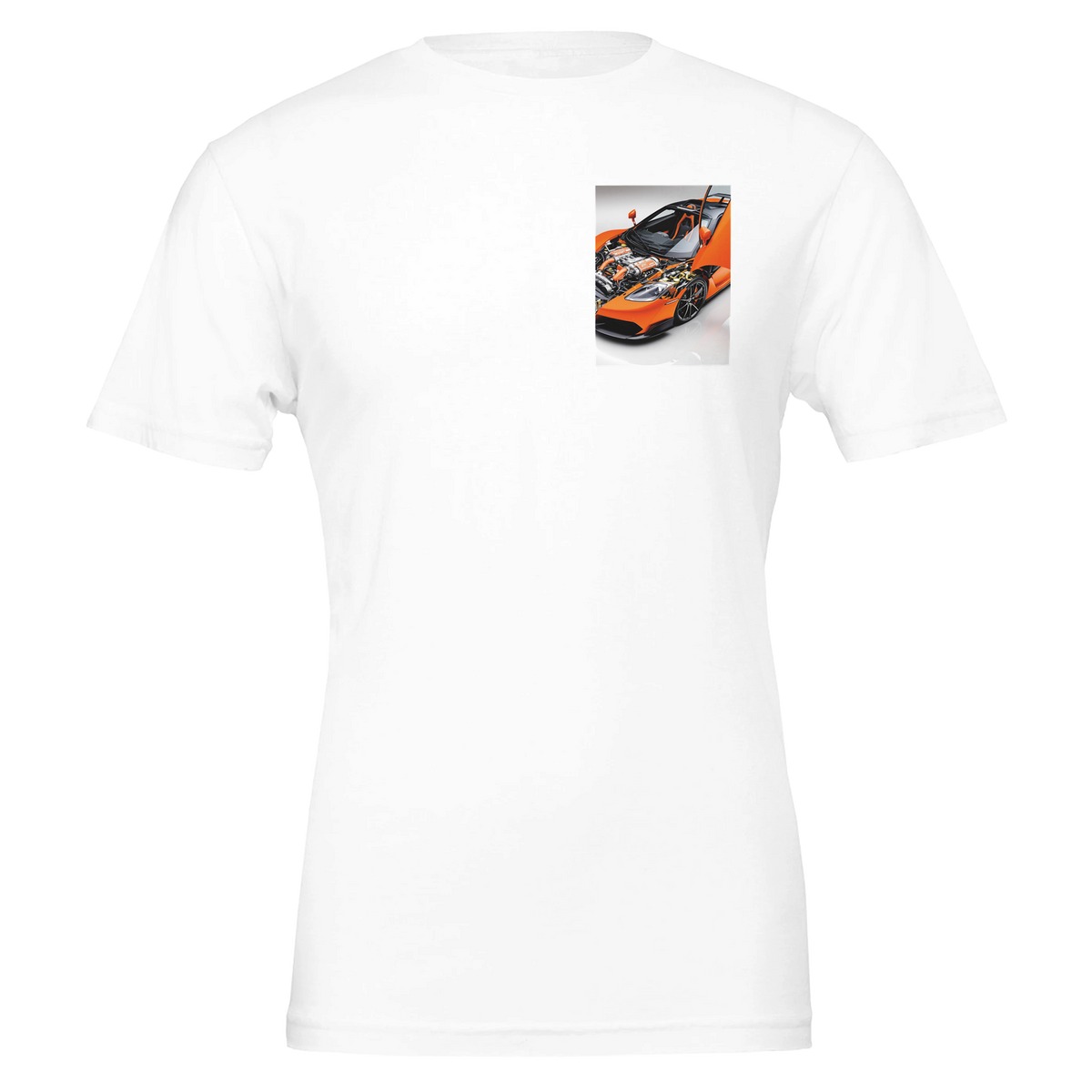Mclaren F1 Orange | Garage Workshop Wall Art - Wild Thread Co