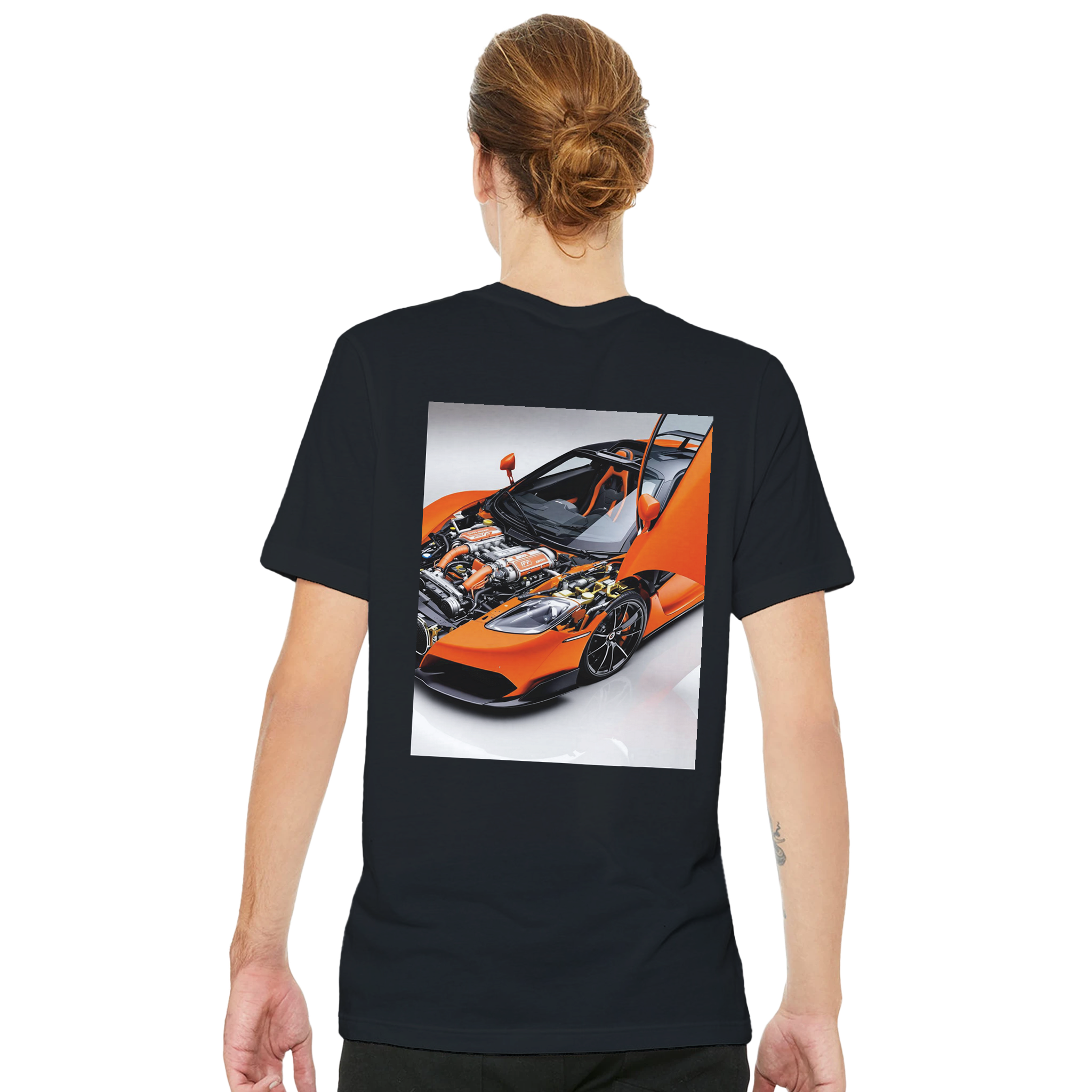 Mclaren F1 Orange T-Shirt — detail view | Wild Thread Co