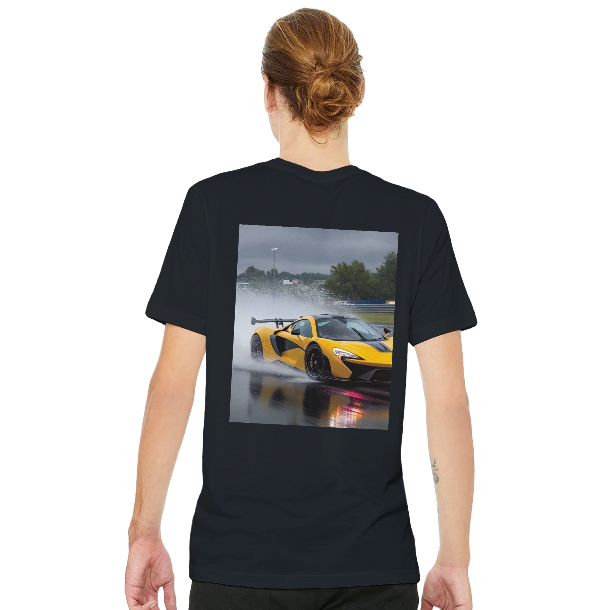 Mclaren P1 Electric T-Shirt — detail view | Wild Thread Co