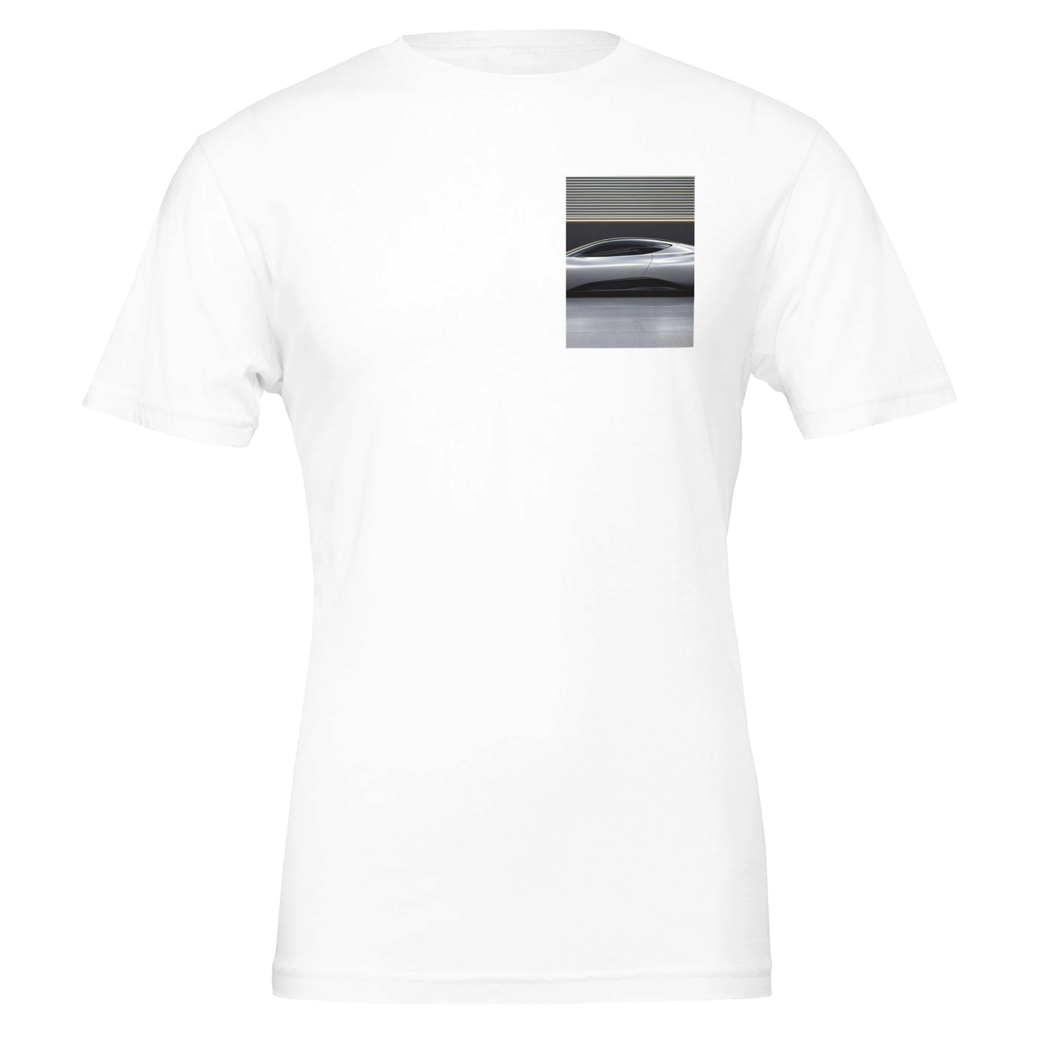 Mclaren Speedtail UK Gift T-Shirt — detail view | Wild Thread Co